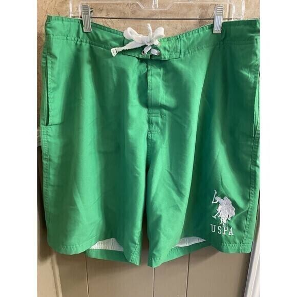 US Polo Assn Green‎ Swim Trunks Size XXL - Picture 1 of 4